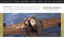 Tablet Screenshot of kayakways.net